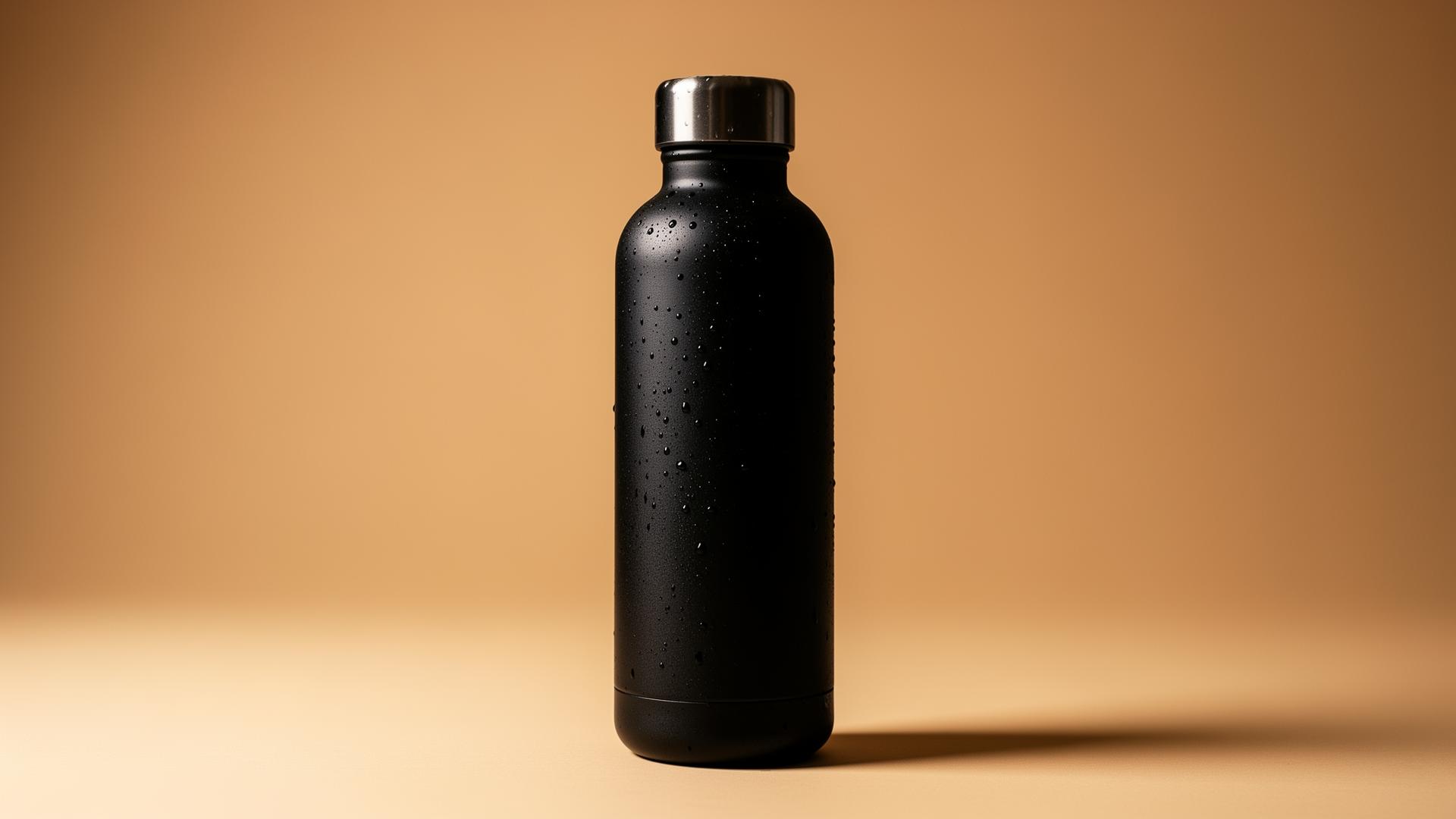Drops for Change matte black bottle